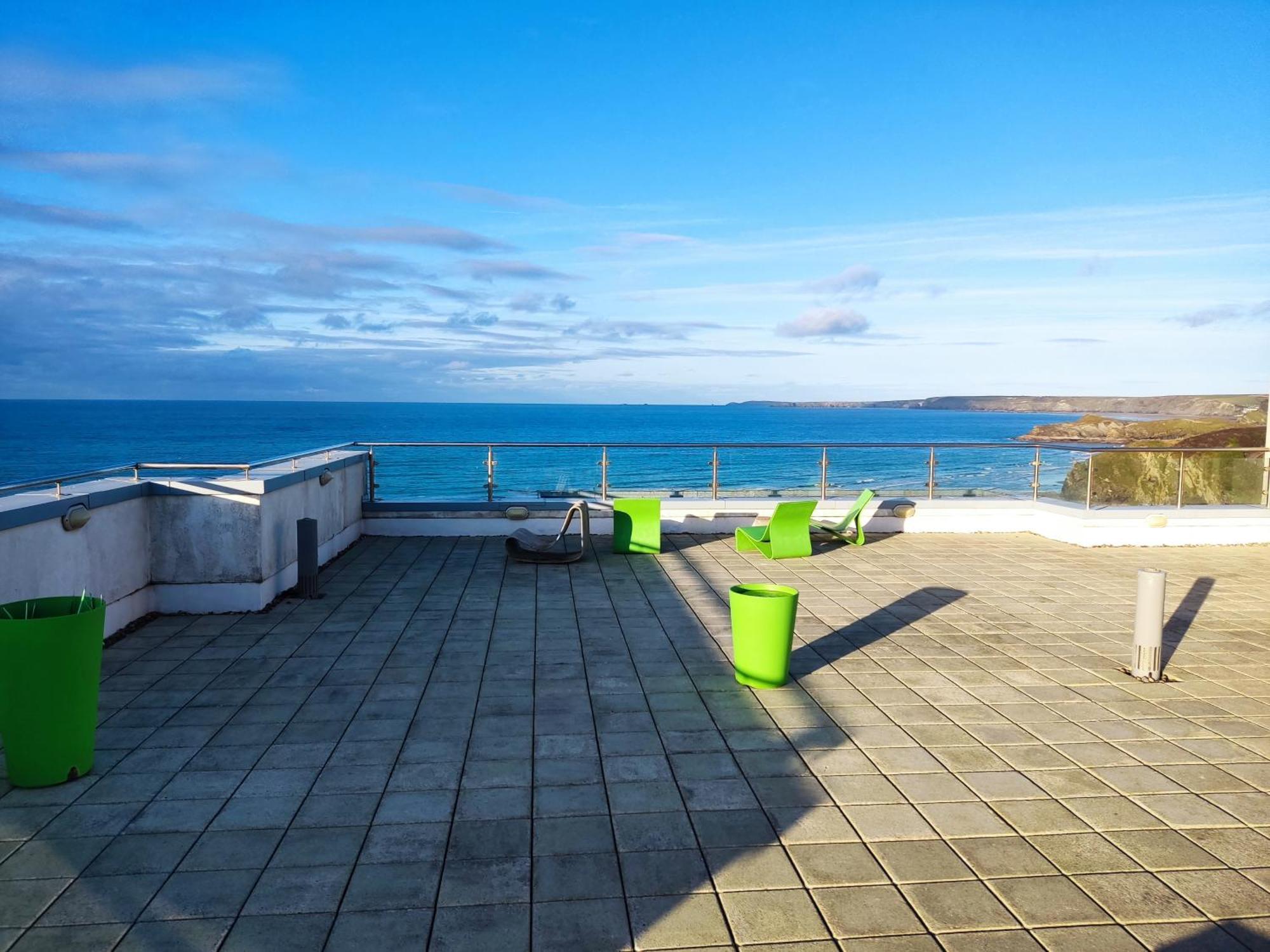 Newquay Rocklands Beach View Kültér fotó