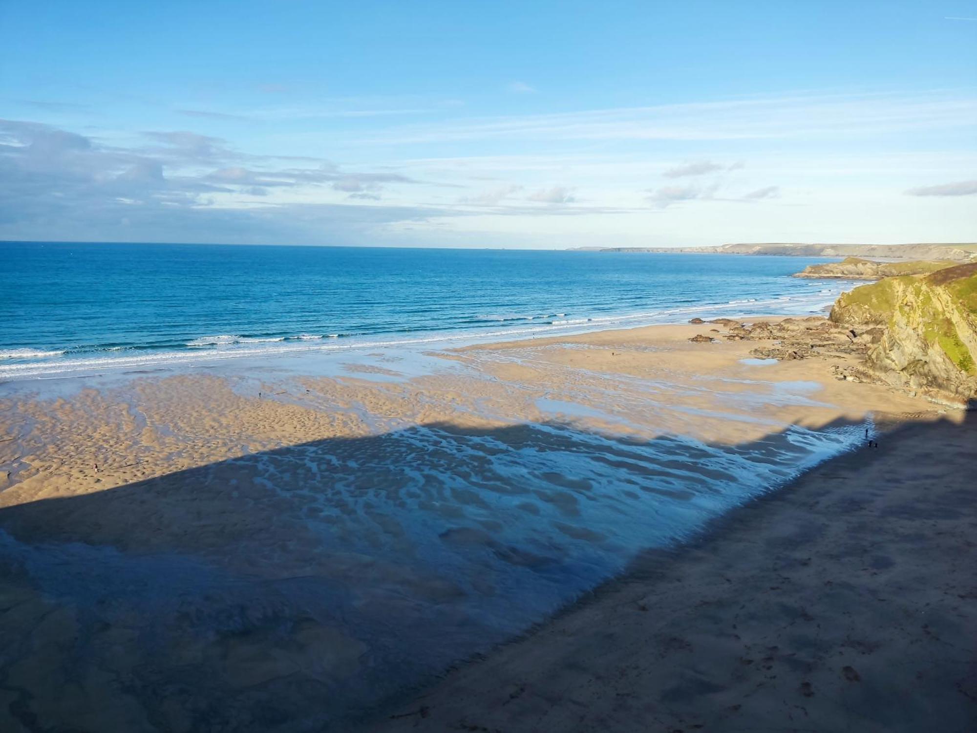 Newquay Rocklands Beach View Kültér fotó